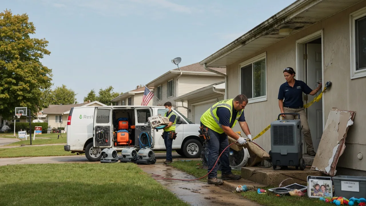 Water Damage Restoration in Evansdale, IA near me